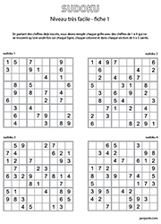 Grilles de Sudoku gratuites en ligne Sport Cérébral®