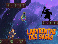 Labyrinthe des sages, jeu amusant en ligne