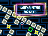 Labyrinthe rotatif, jeu en ligne.